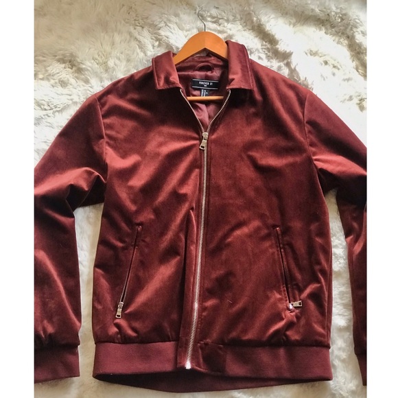 ✨New Velvet Burgundy Jacket✨ - Picture 2 of 3